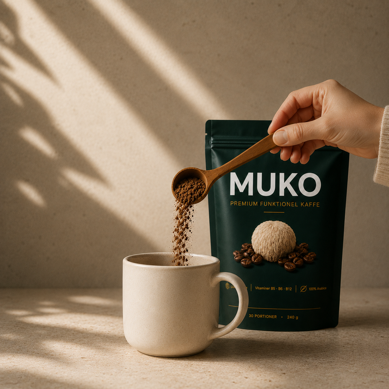 Step 1: Tilføj 1 scoop MUKO
