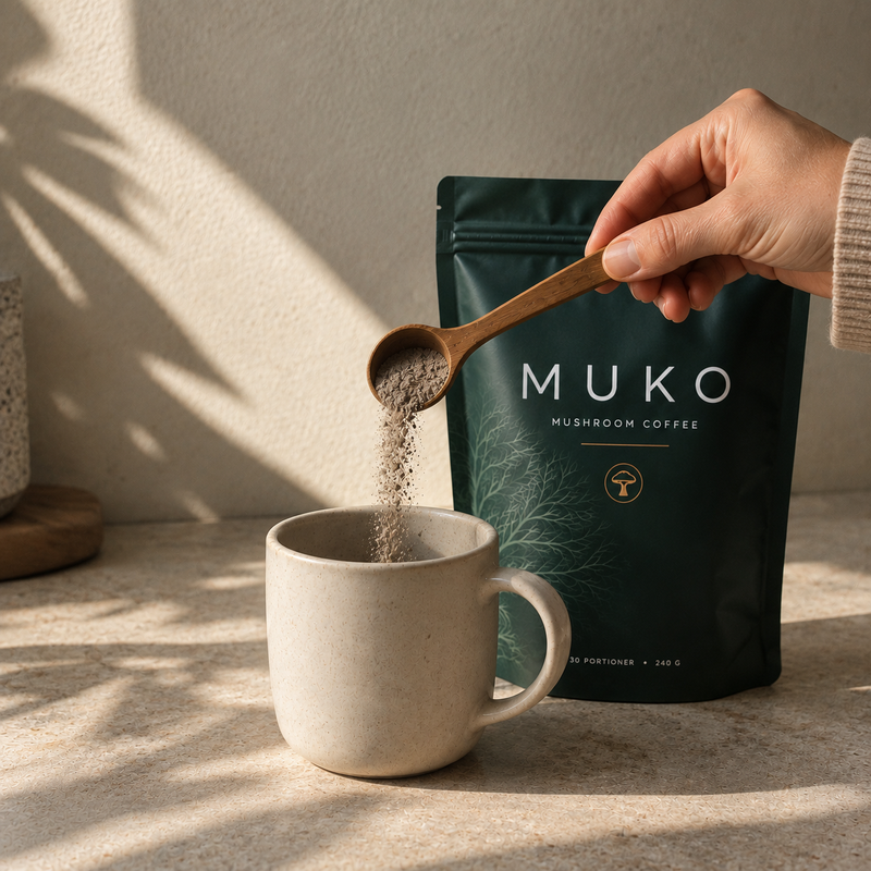 Step 1: Tilføj 1 scoop MUKO